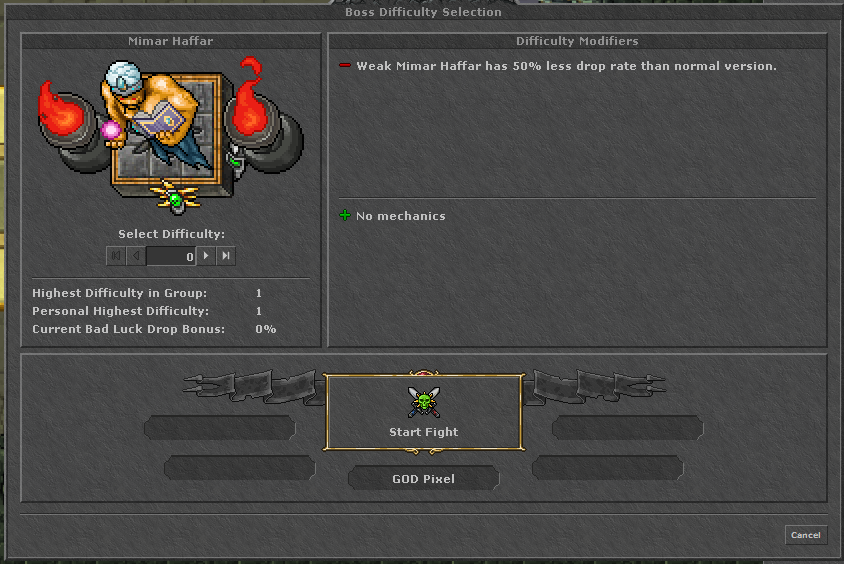 Boss Difficulty System